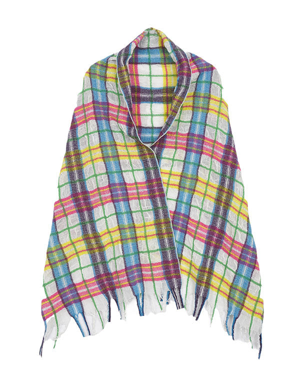 
                  
                    Load image into Gallery viewer, カラフルチェックショール / BEA01474WA
                  
                