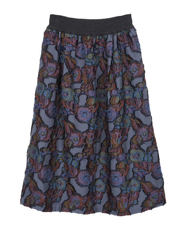 
                  
                    Load image into Gallery viewer, 花の種フリンジギャザースカート / BEA01489WA
                  
                