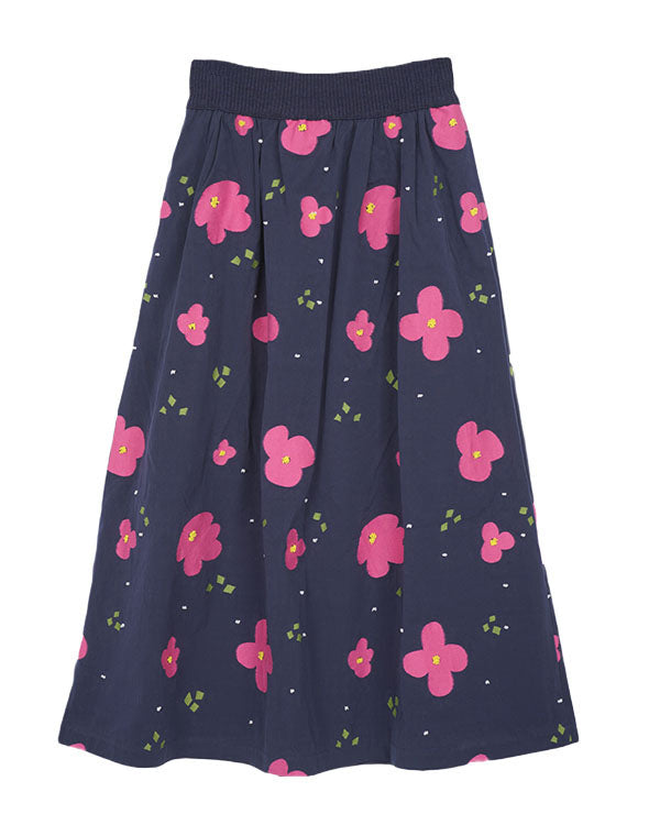 
                  
                    Load image into Gallery viewer, ペーパーフラワーギャザースカート / BEA01492WA
                  
                