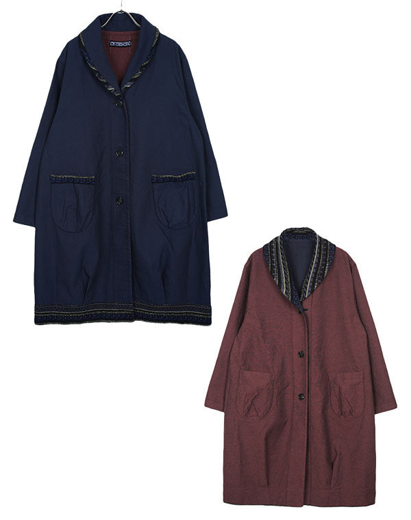 
                  
                    Load image into Gallery viewer, リバーシブルコットンタックコート / BEA01495WA
                  
                