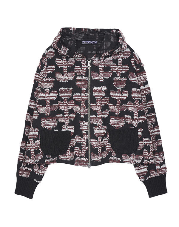 
                  
                    Load image into Gallery viewer, カットフラワージャージーパーカー / BEA01516WA
                  
                