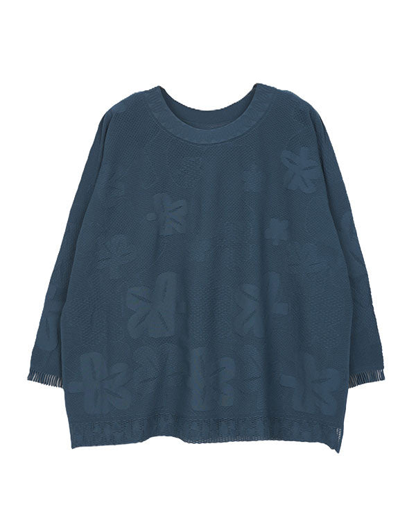 
                  
                    Load image into Gallery viewer, シームレスドライニットレースプルオーバー / BEA01520WA
                  
                