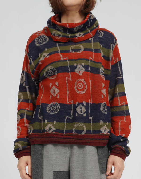 
                  
                    Load image into Gallery viewer, ミューラル柄リバーシブルプルオーバー / BEA07401WA
                  
                