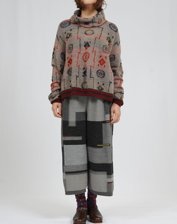 
                  
                    Load image into Gallery viewer, ミューラル柄リバーシブルプルオーバー / BEA07401WA
                  
                