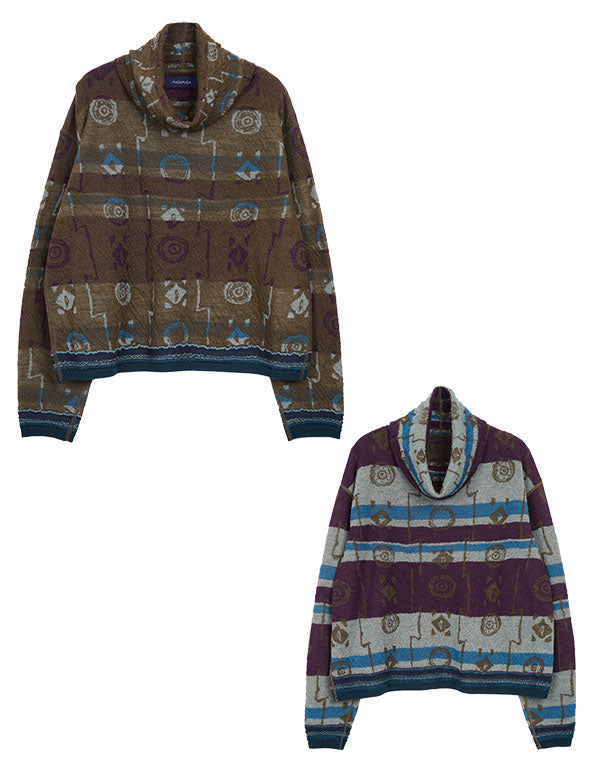 
                  
                    Load image into Gallery viewer, ミューラル柄リバーシブルプルオーバー / BEA07401WA
                  
                