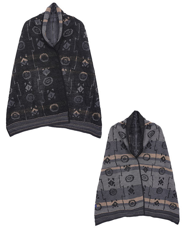 
                  
                    Load image into Gallery viewer, ミューラル柄リバーシブルマフラー / BEA07404WA
                  
                