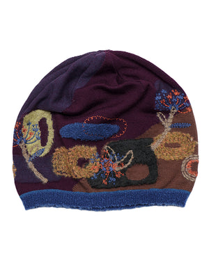 野花柄刺繍入りニット帽 / BEA07410WA – satoseni online store