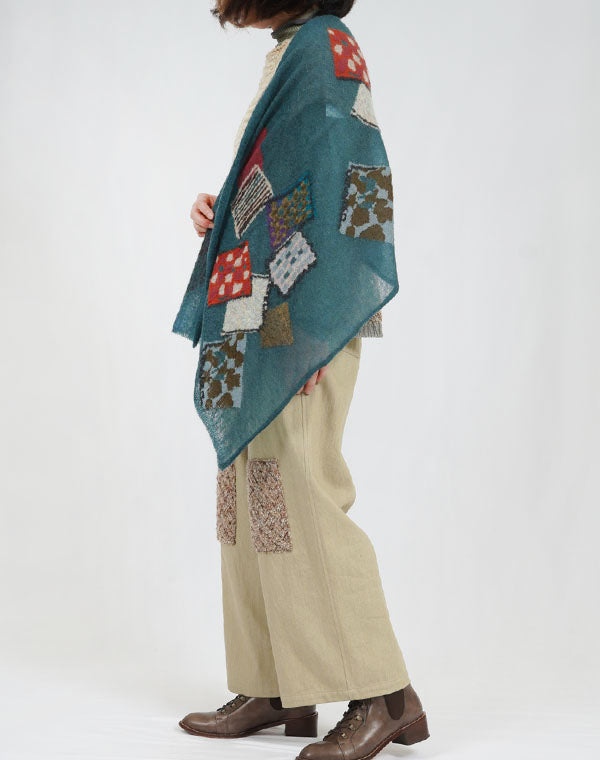 
                  
                    Load image into Gallery viewer, パッチワーク柄ショール / BEA07416WA
                  
                