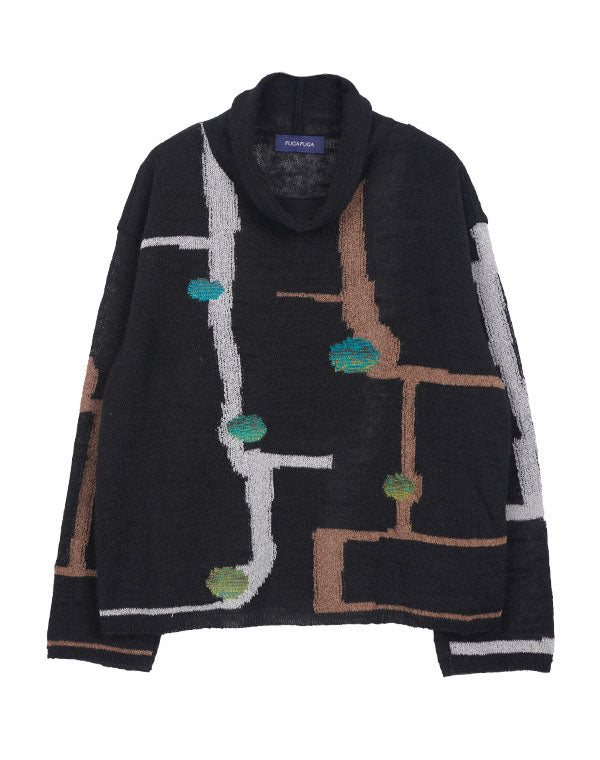 
                  
                    Load image into Gallery viewer, せせらぎ柄プルオーバー / BEA07418WA
                  
                