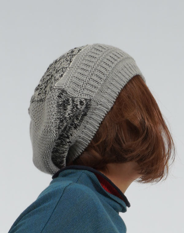 
                  
                    Load image into Gallery viewer, モザイク柄ベレー帽 / BEA07425WA
                  
                