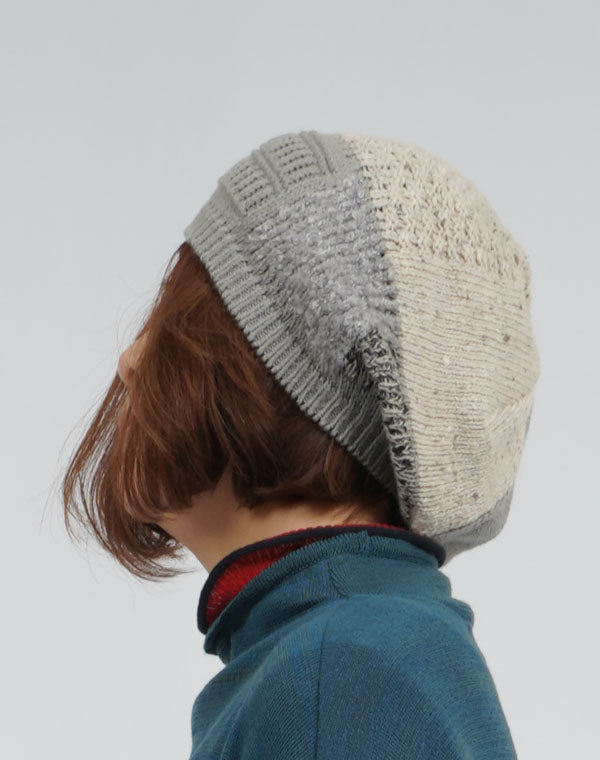 
                  
                    Load image into Gallery viewer, モザイク柄ベレー帽 / BEA07425WA
                  
                