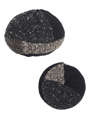 モザイク柄ベレー帽 | スタイリッシュなファッションアクセサリー