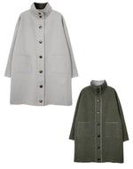 裏地が可愛い♡ ストフ　ボックスコート Cross it off - アウター（WOMEN） – satoseni online store