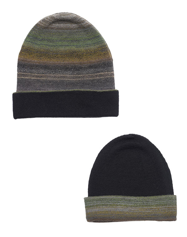 
                  
                    Load image into Gallery viewer, シームレスグラデーションリバーシブルニット帽 / BEA07445WA
                  
                