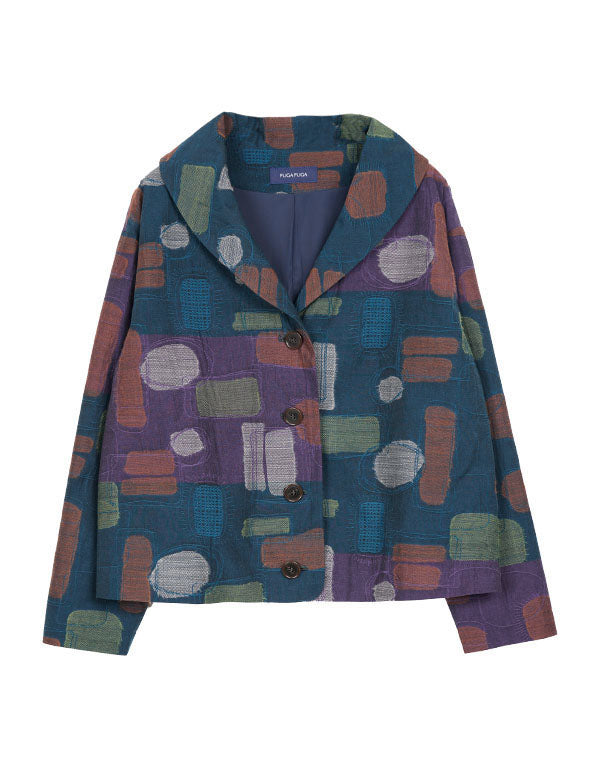 
                  
                    Load image into Gallery viewer, ジオメトリー柄ジャケット / BEA07453WA
                  
                