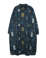 佐藤繊維　未使用サマーニットワンピース　シルク×リネン×和紙 マルチカラー Cross it off - ワンピース（WOMEN） – satoseni online store