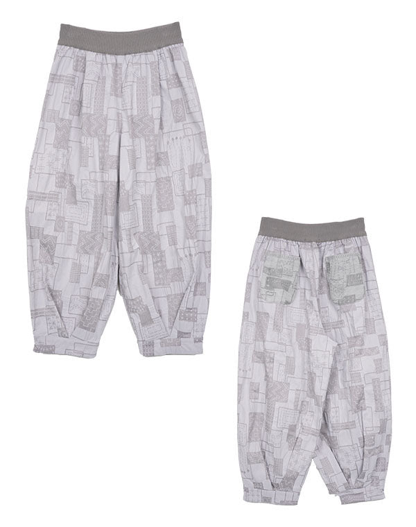 
                  
                    Load image into Gallery viewer, 刺し子柄ストレッチバルーンパンツ / BEA07458WA
                  
                