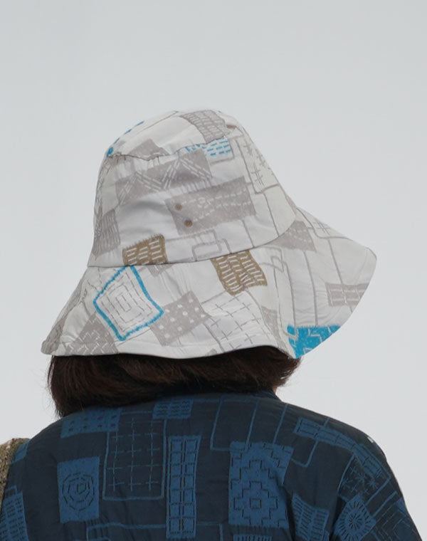 
                  
                    Load image into Gallery viewer, 刺し子柄ハット / BEA07459WA
                  
                