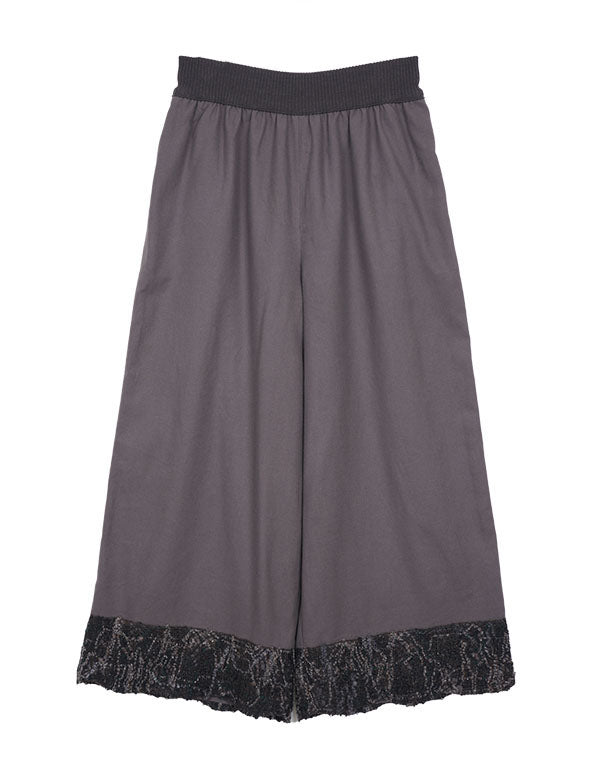 
                  
                    Load image into Gallery viewer, レース付きワイドパンツ / BEA07472WA
                  
                