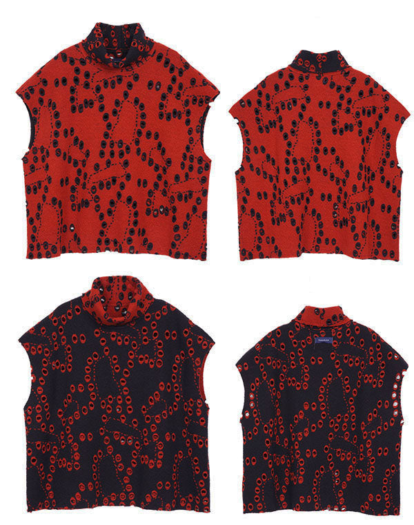 
                  
                    Load image into Gallery viewer, 穴あきジャージーリバーシブルベスト / BEA07478WA
                  
                