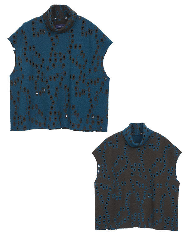 
                  
                    Load image into Gallery viewer, 穴あきジャージーリバーシブルベスト / BEA07478WA
                  
                