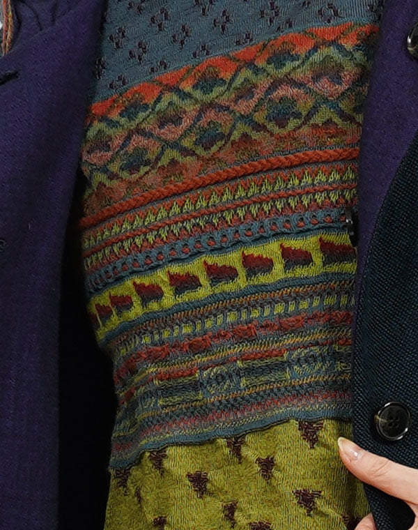 
                  
                    Load image into Gallery viewer, アンティークジャカードプルオーバー / BEF01601WA
                  
                