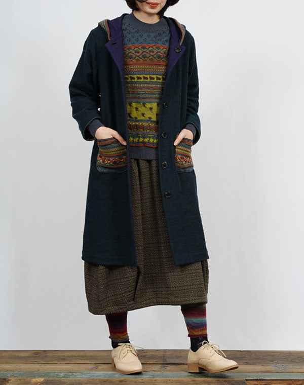 
                  
                    Load image into Gallery viewer, アンティークジャカードプルオーバー / BEF01601WA
                  
                