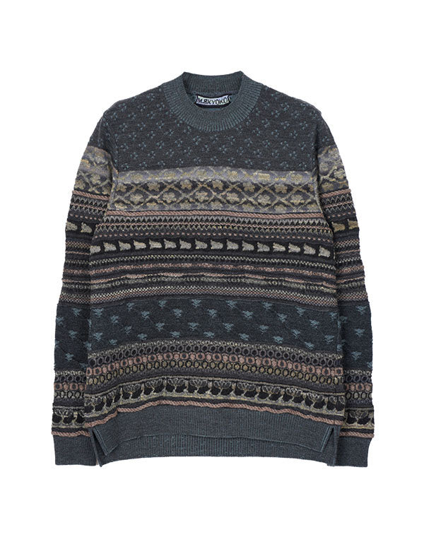 
                  
                    Load image into Gallery viewer, アンティークジャカードプルオーバー / BEF01601WA
                  
                