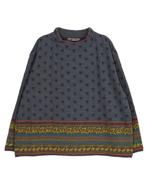 
                  
                    Load image into Gallery viewer, アンティークジャカードワイドプルオーバー / BEF01602WA
                  
                