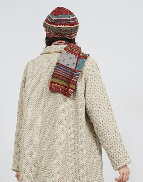 
                  
                    Load image into Gallery viewer, アンティークジャカードマフラー / BEF01608WA
                  
                