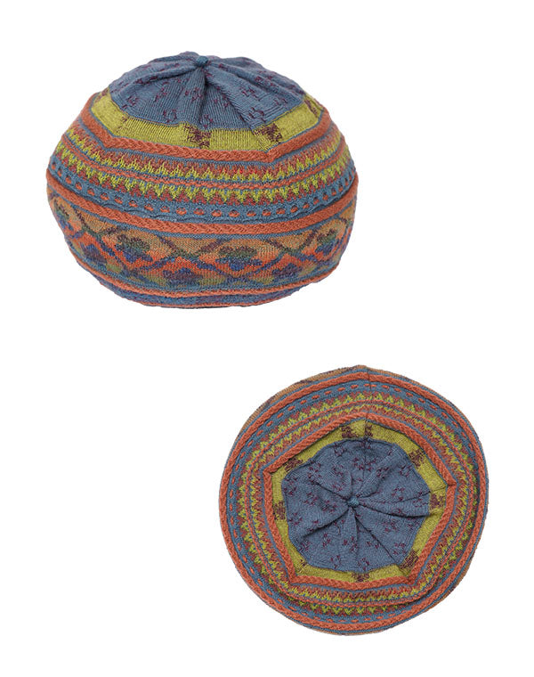 
                  
                    Load image into Gallery viewer, アンティークジャカードニットベレー帽 / BEF01609WA
                  
                