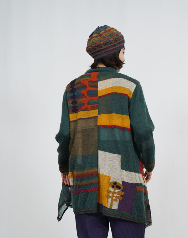 
                  
                    Load image into Gallery viewer, アンティークジャカードニットベレー帽 / BEF01609WA
                  
                