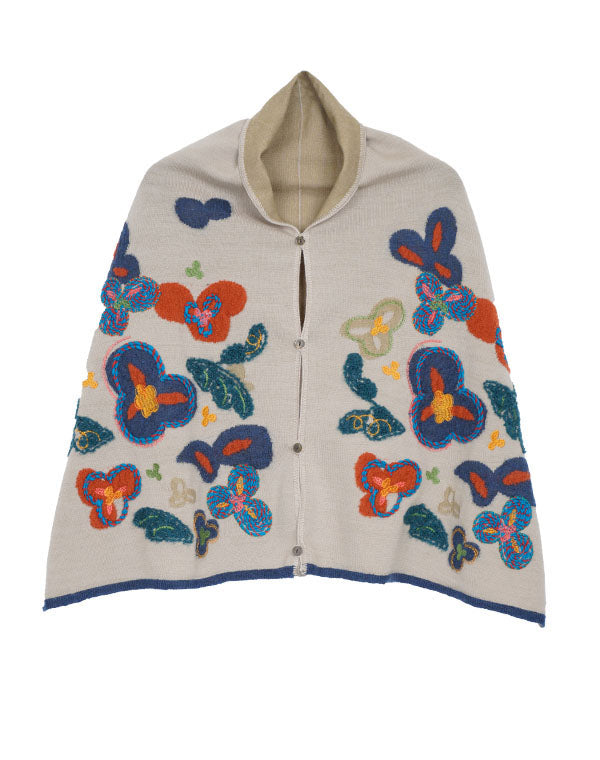 
                  
                    Load image into Gallery viewer, クローバー刺繍3WAYショール / BEF01615WA
                  
                