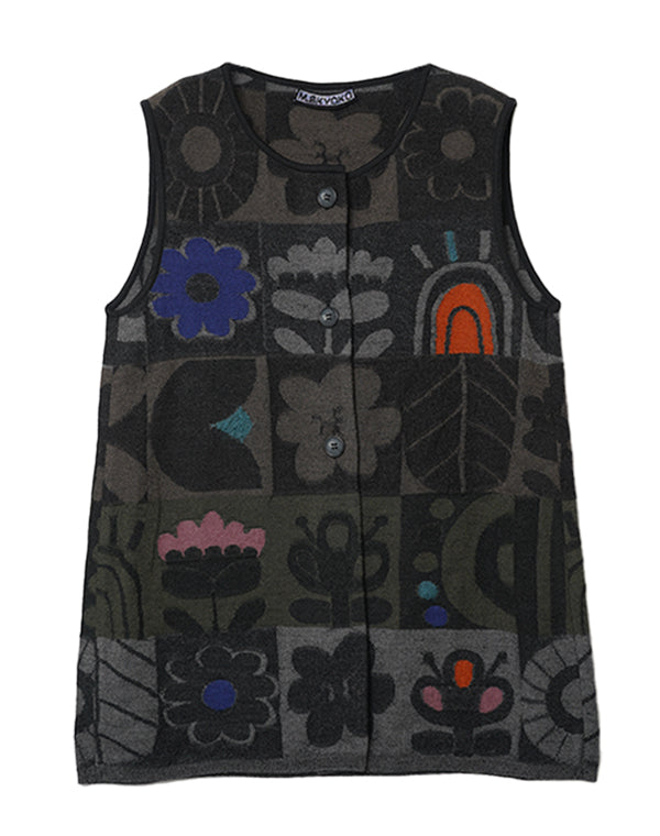 
                  
                    Load image into Gallery viewer, 強縮ノルディックチュニックベスト / BEF01620WA
                  
                