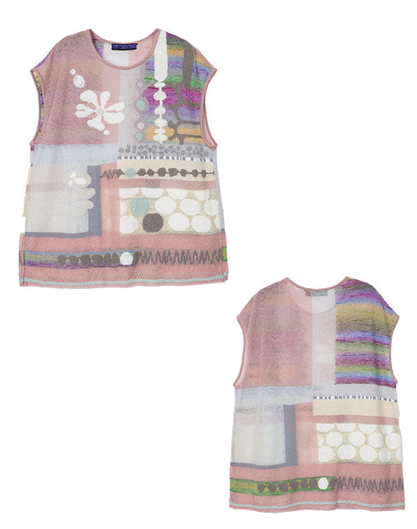 
                  
                    Load image into Gallery viewer, ぽこぽこ花シアーベスト / BEF01623WA
                  
                