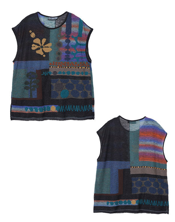 
                  
                    Load image into Gallery viewer, ぽこぽこ花シアーベスト / BEF01623WA
                  
                