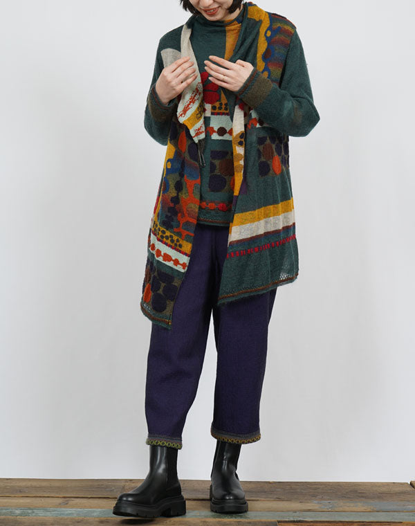 
                  
                    Load image into Gallery viewer, ぽこぽこ花シアーカーディガン / BEF01624WA
                  
                