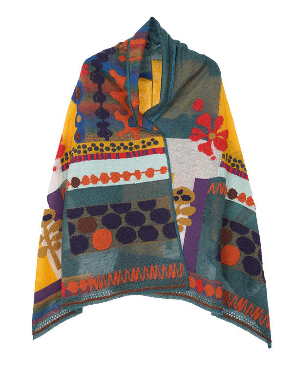 
                  
                    Load image into Gallery viewer, ぽこぽこ花シアーショール / BEF01625WA
                  
                