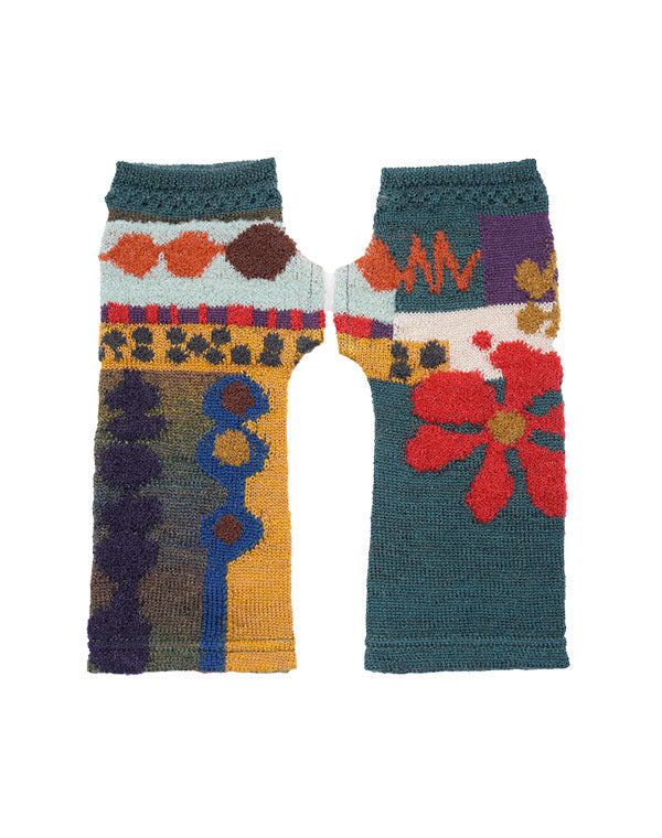 
                  
                    Load image into Gallery viewer, ぽこぽこ花アームウォーマー / BEF01627WA
                  
                