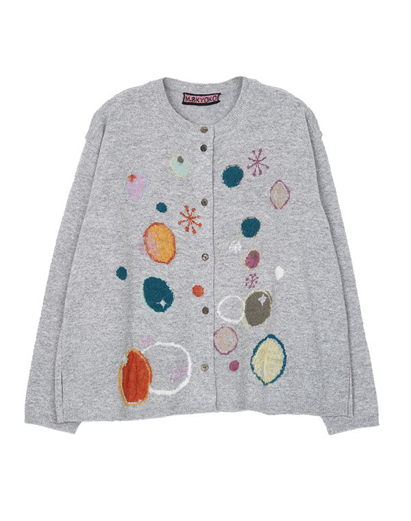 
                  
                    Load image into Gallery viewer, わっかインターシャカーディガン / BEF01630WA
                  
                