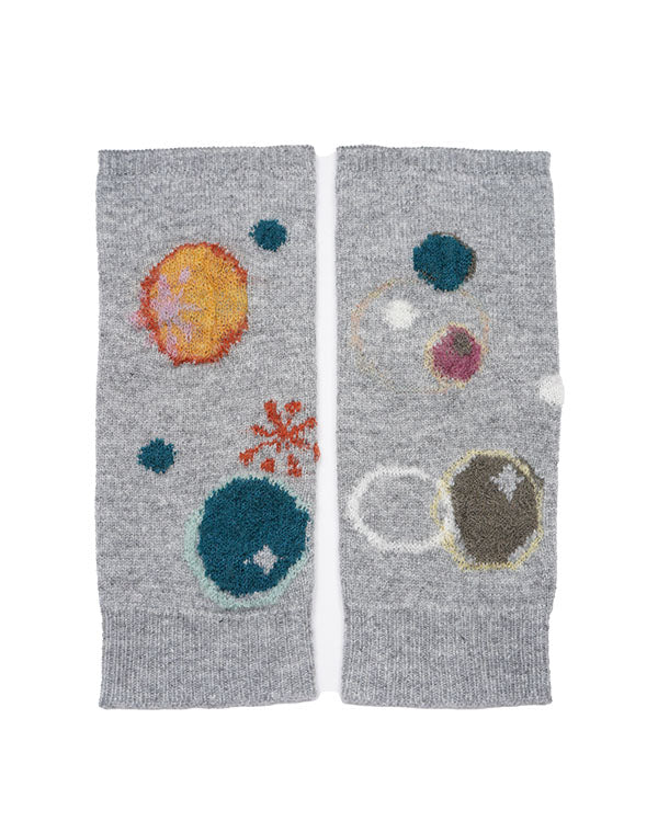 
                  
                    Load image into Gallery viewer, わっかインターシャアームウォーマー / BEF01633WA
                  
                