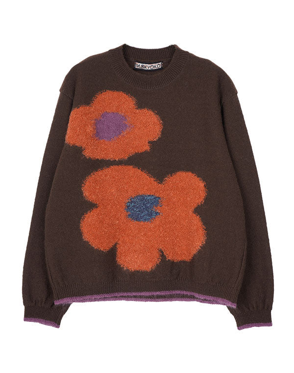 
                  
                    Load image into Gallery viewer, 大胆な花プルオーバー / BEF01634WA
                  
                