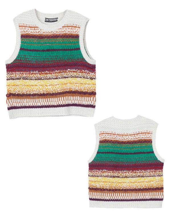 
                  
                    Load image into Gallery viewer, ファンシーグラデショートベスト / BEF01639WA
                  
                