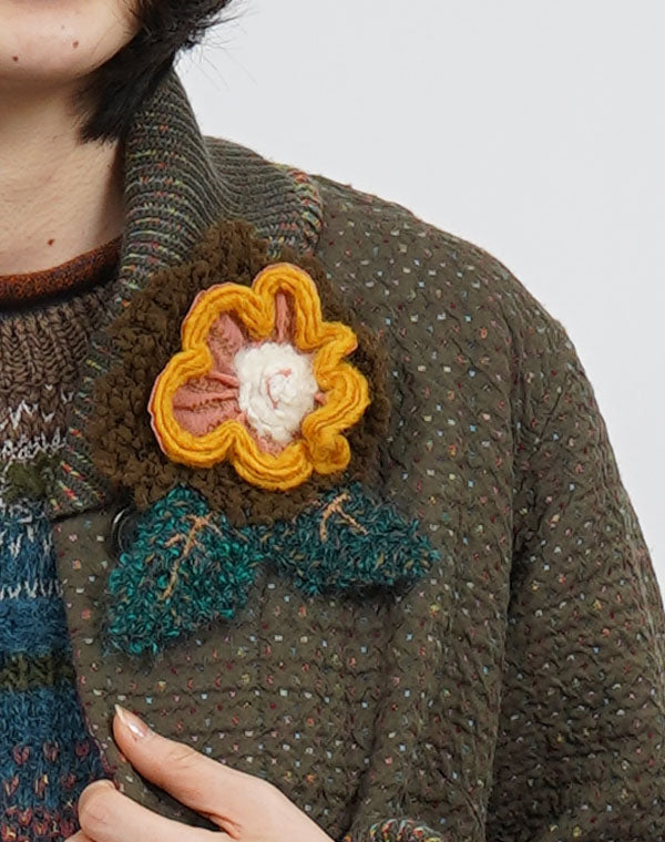 
                  
                    Load image into Gallery viewer, ふちどり花コサージュ / BEF01651WA
                  
                