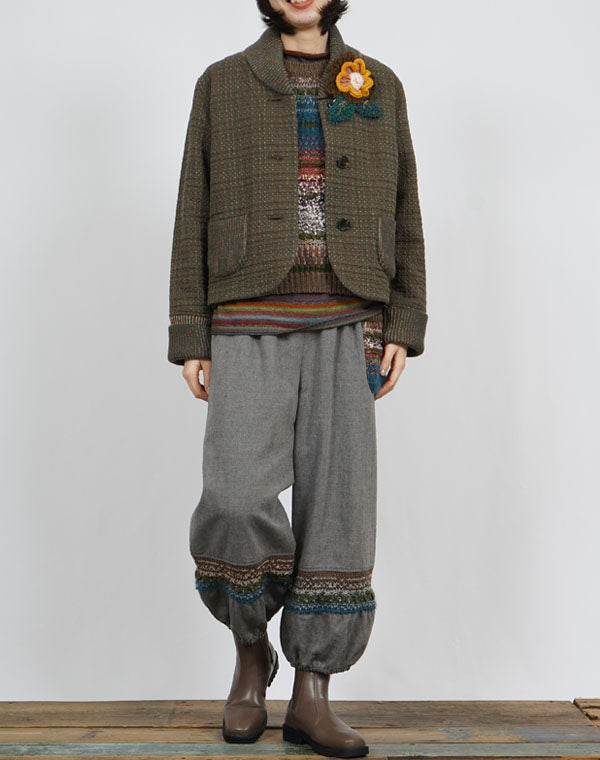 
                  
                    Load image into Gallery viewer, ふちどり花コサージュ / BEF01651WA
                  
                