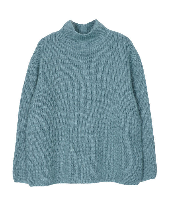 
                  
                    Load image into Gallery viewer, シルクモヘヤ畦プルオーバー / BEF01656WA
                  
                