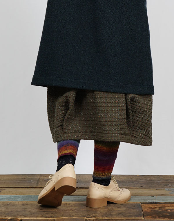 
                  
                    Load image into Gallery viewer, ドットチェックリバーシブルバルーンスカート / BEF01663WA
                  
                