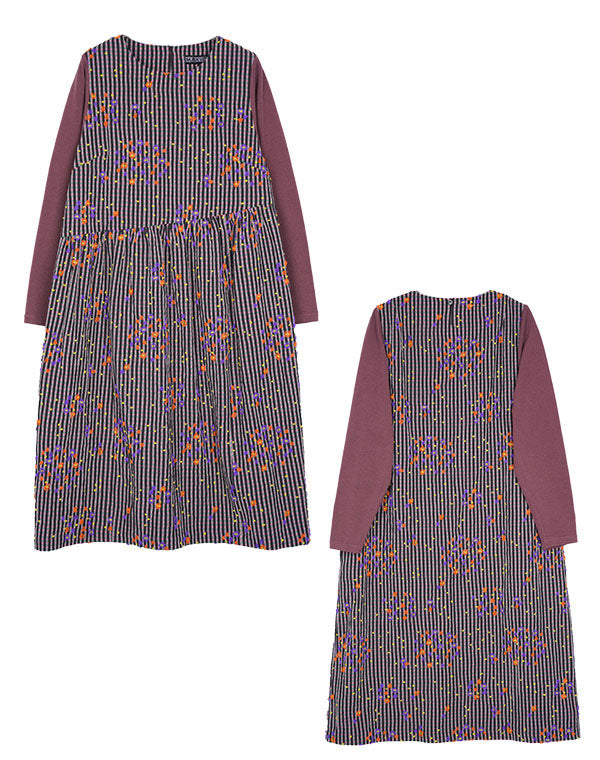 
                  
                    Load image into Gallery viewer, 寄せ植えチェックワンピース / BEF01669WA
                  
                