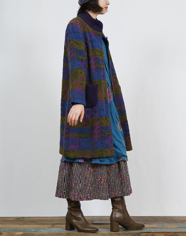 
                  
                    Load image into Gallery viewer, 寄せ植えチェックギャザースカート / BEF01670WA
                  
                