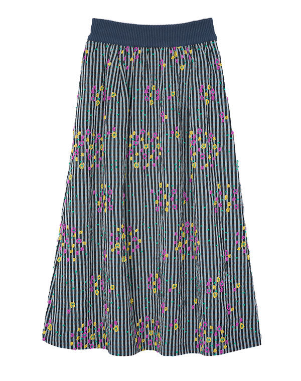 
                  
                    Load image into Gallery viewer, 寄せ植えチェックギャザースカート / BEF01670WA
                  
                